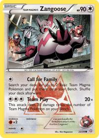 pokemon double crisis team magma s zangoose 22 34 rh