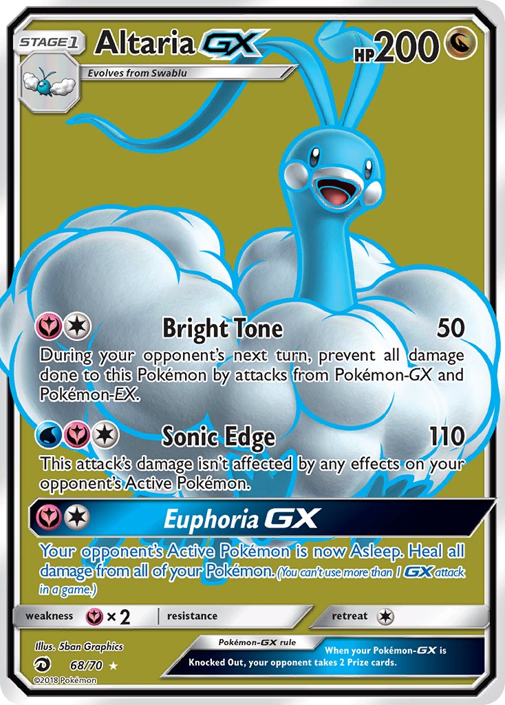 Altaria GX 68-70  - FULL ART