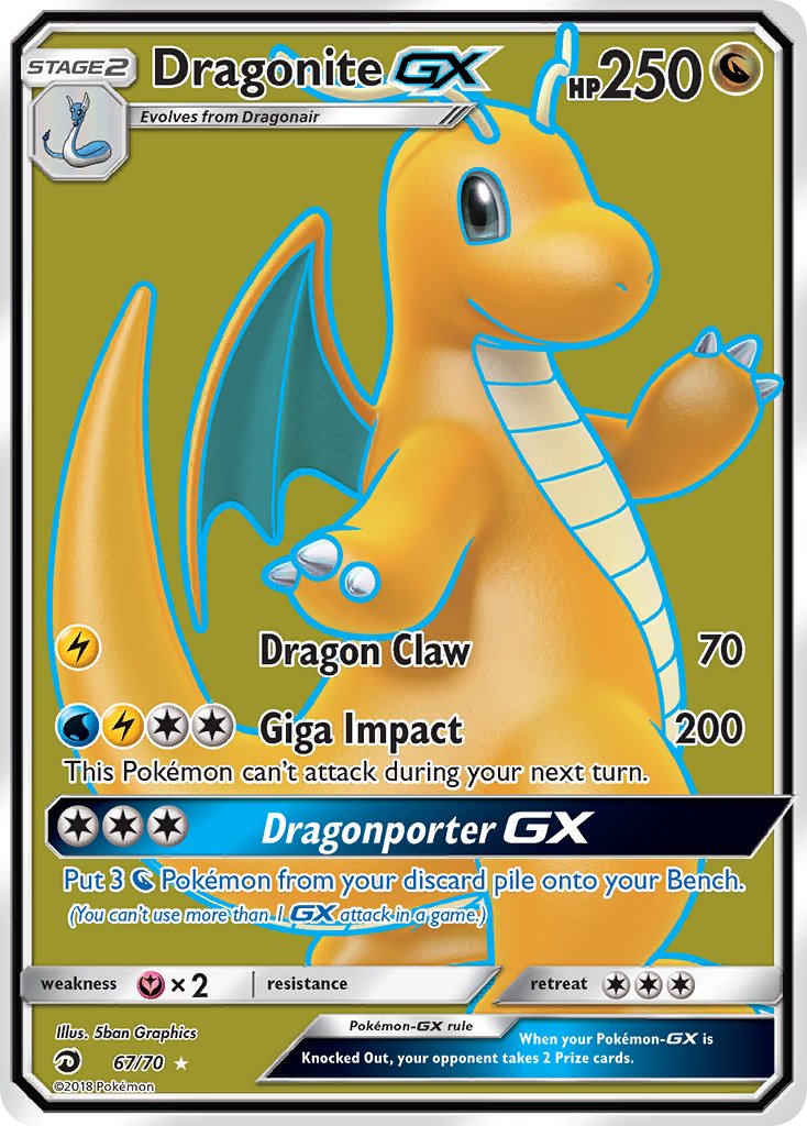 Dragonite GX 67-70 - FULL ART