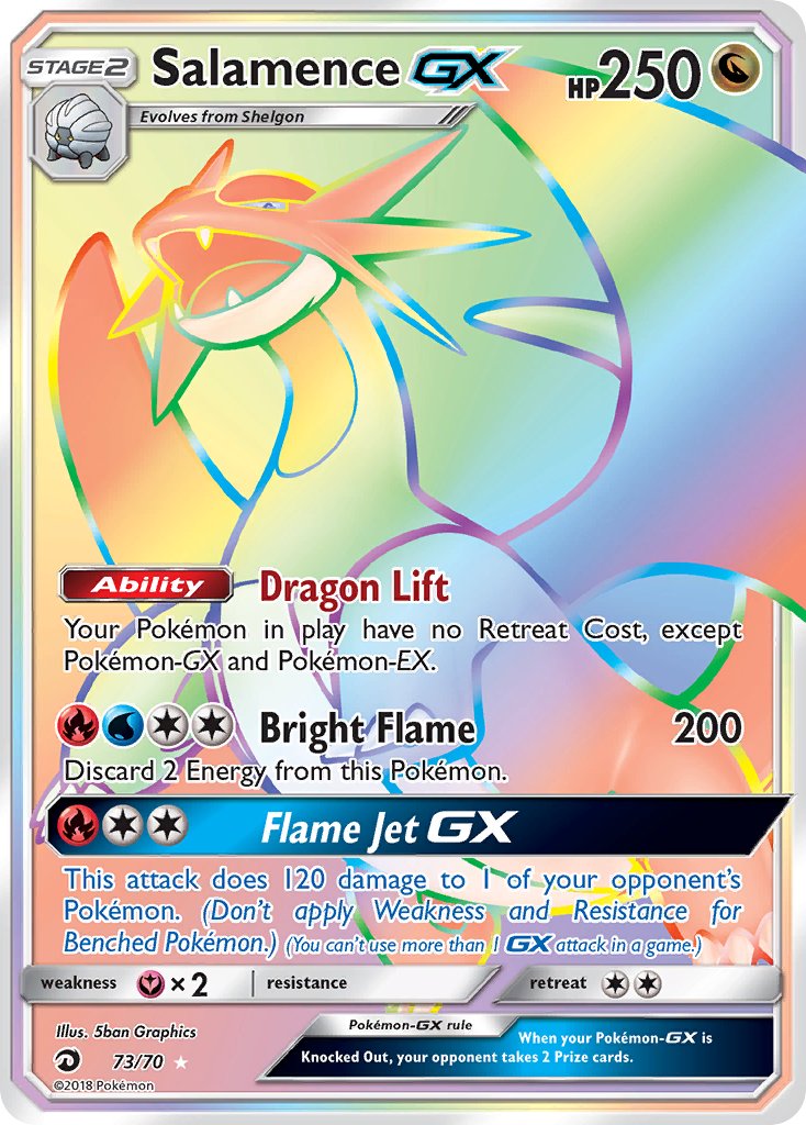 Salamence GX 73-70 (RAINBOW)