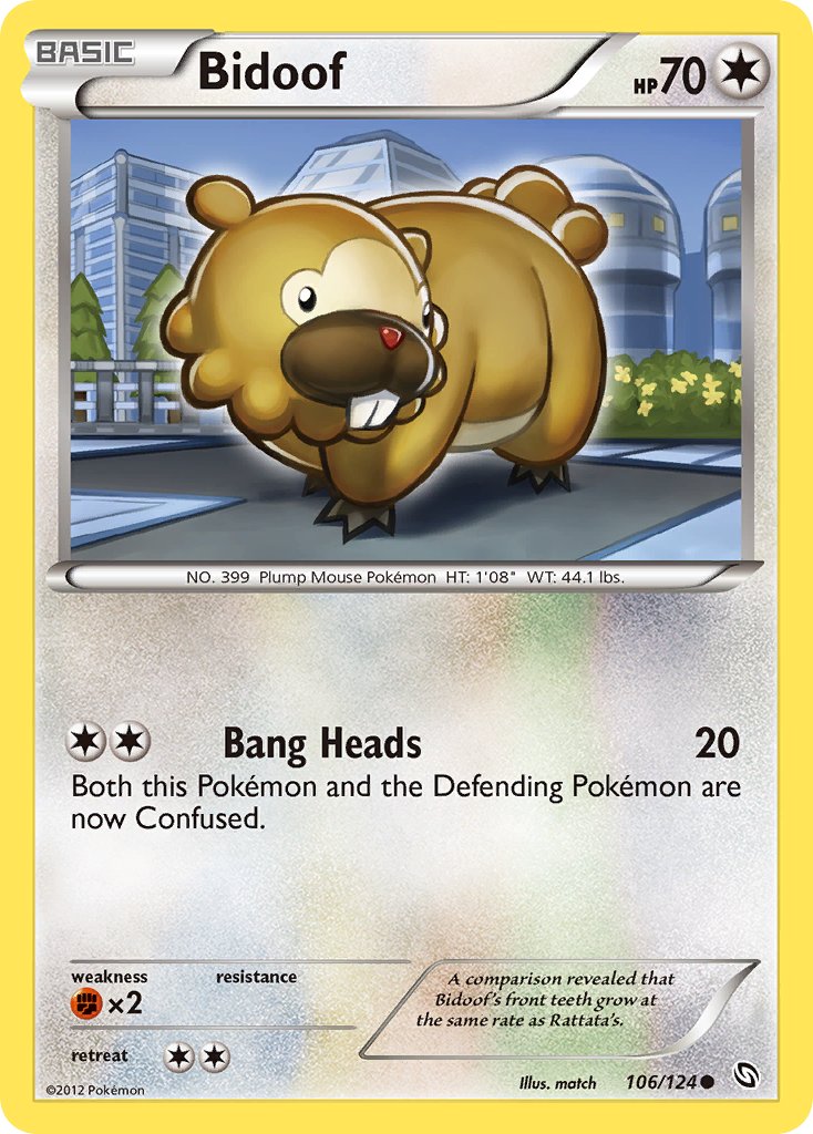 Bidoof 106-124 (RH)