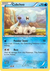 pokemon emerging powers cubchoo 28 98 rh