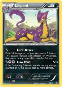pokemon emerging powers liepard 65 98