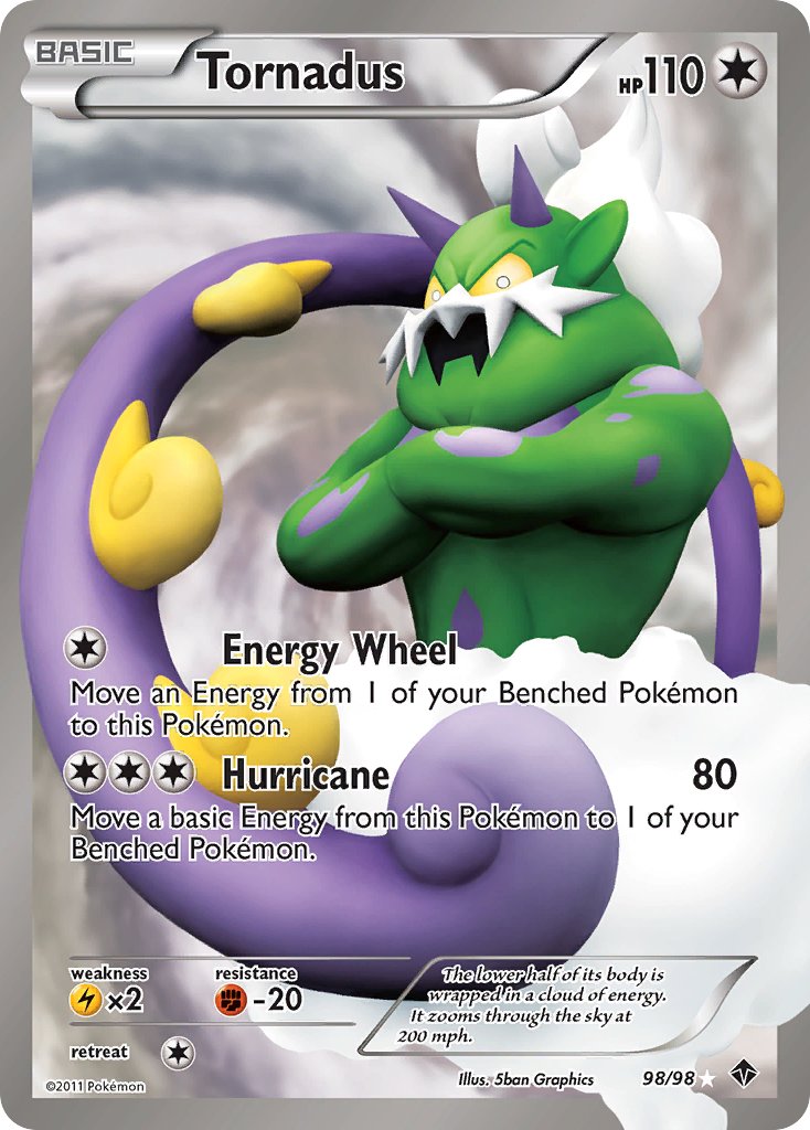 Tornadus Full Art 98-98