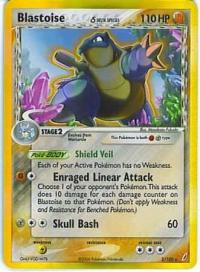 pokemon ex crystal guardians blastoise 2 100