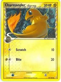 pokemon ex crystal guardians charmander 49 100