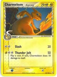 pokemon ex crystal guardians charmeleon 30 100