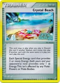 pokemon ex crystal guardians crystal beach 75 100 rh