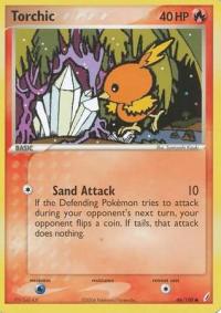 pokemon ex crystal guardians torchic 66 100