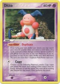 pokemon ex delta species ditto 38 113