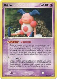 pokemon ex delta species ditto 38 113