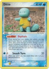 pokemon ex delta species ditto squirtle 40 113