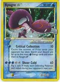 pokemon ex delta species kyogre star gold star112 113