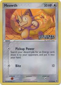 pokemon ex delta species meowth 77 113 rh