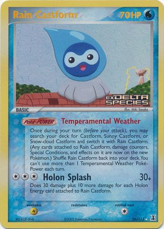 Rain Castform 26-113 (RH)