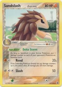 pokemon ex delta species sandslash 27 113