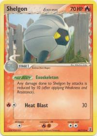 pokemon ex delta species shelgon 54 113