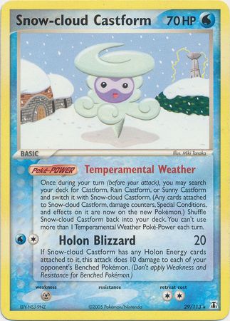 Snow-cloud Castform 29-113