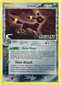 pokemon ex delta species umbreon 17 113 rh