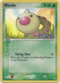 pokemon ex delta species weedle 87 113 rh