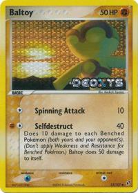 pokemon ex deoxys baltoy 53 107 rh