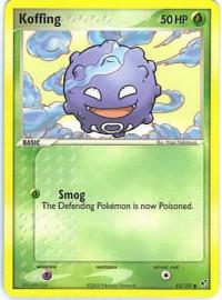 pokemon ex deoxys koffing 62 107