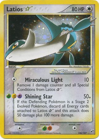 Latios Gold Star 106-107