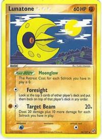 pokemon ex deoxys lunatone 36 107