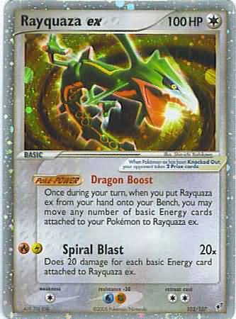 Rayquaza EX 102-107