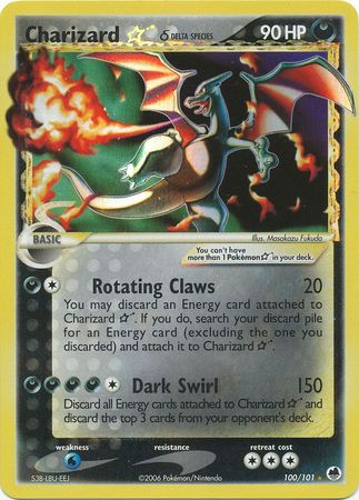 Charizard Gold Star 100-101