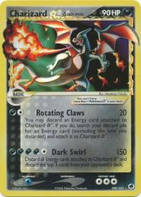 pokemon ex dragon frontiers charizard gold star 100 101