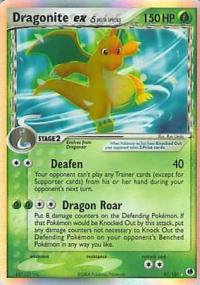 pokemon ex dragon frontiers dragonite ex 91 101