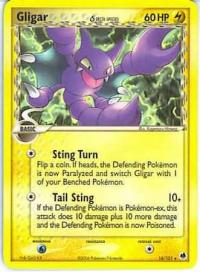 pokemon ex dragon frontiers gligar 16 101