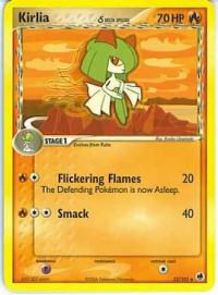 pokemon ex dragon frontiers kirlia 33 101