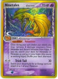 pokemon ex dragon frontiers ninetales 8 101