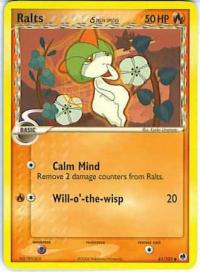 pokemon ex dragon frontiers ralts 61 101