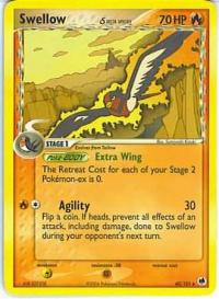 pokemon ex dragon frontiers swellow 40 101