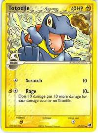 pokemon ex dragon frontiers totodile 67 101