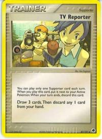 pokemon ex dragon frontiers tv reporter 82 101