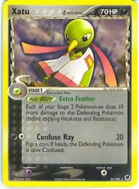 pokemon ex dragon frontiers xatu 25 101