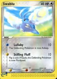 pokemon ex dragon swablu 75 97