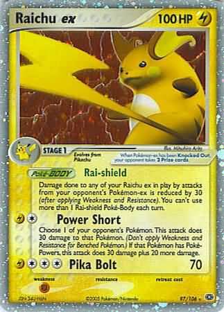 Raichu EX 97-106