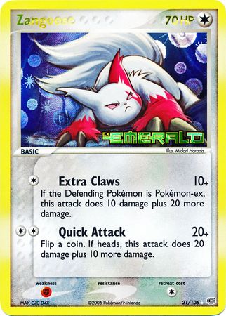 Zangoose 21-106 (RH)