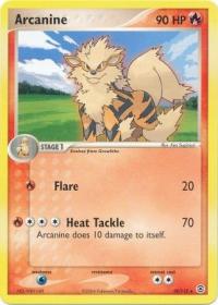 pokemon ex firered leafgreen arcanine 18 112