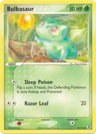 Bulbasaur 54-112