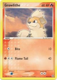 pokemon ex firered leafgreen growlithe 64 112