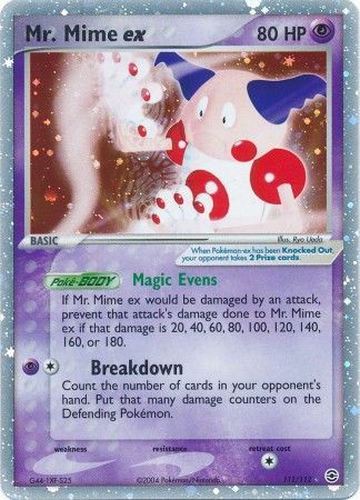 Mr. Mime ex 111-112