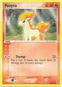 pokemon ex firered leafgreen ponyta 76 112