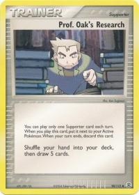 pokemon ex firered leafgreen prof oak s research 98 112