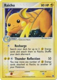 pokemon ex firered leafgreen raichu 12 112